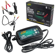 Battery Charger for Automotive Marine and Powersport Batteries 12V 4 AMP Charger