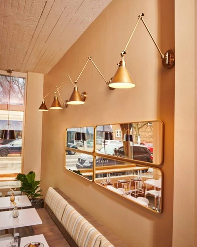 Hinkley Arti 18 1/4" Heritage Brass Adjustable ArmPlug-In Wall Lamp - Picture 5 of 10