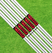 NEW KBS Tour .355 Taper Tip 130g Steel Iron Golf Shafts X-Stiff Flex 6-PW Set 5