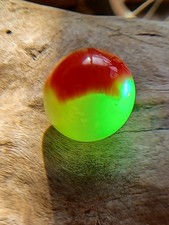 Wet Mint .65 Akro Cherryade Uranium UV Patch. Textbook Example, Rare Marble.