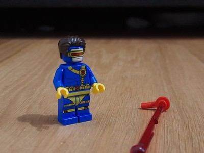 Lego X-Men Cyclops Minifigur mit Berinbedruckung aus X-Mansion