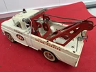 Vintage Tonka Tin Wrecker Tow Truck Black White Red for Ages 8-11 Years