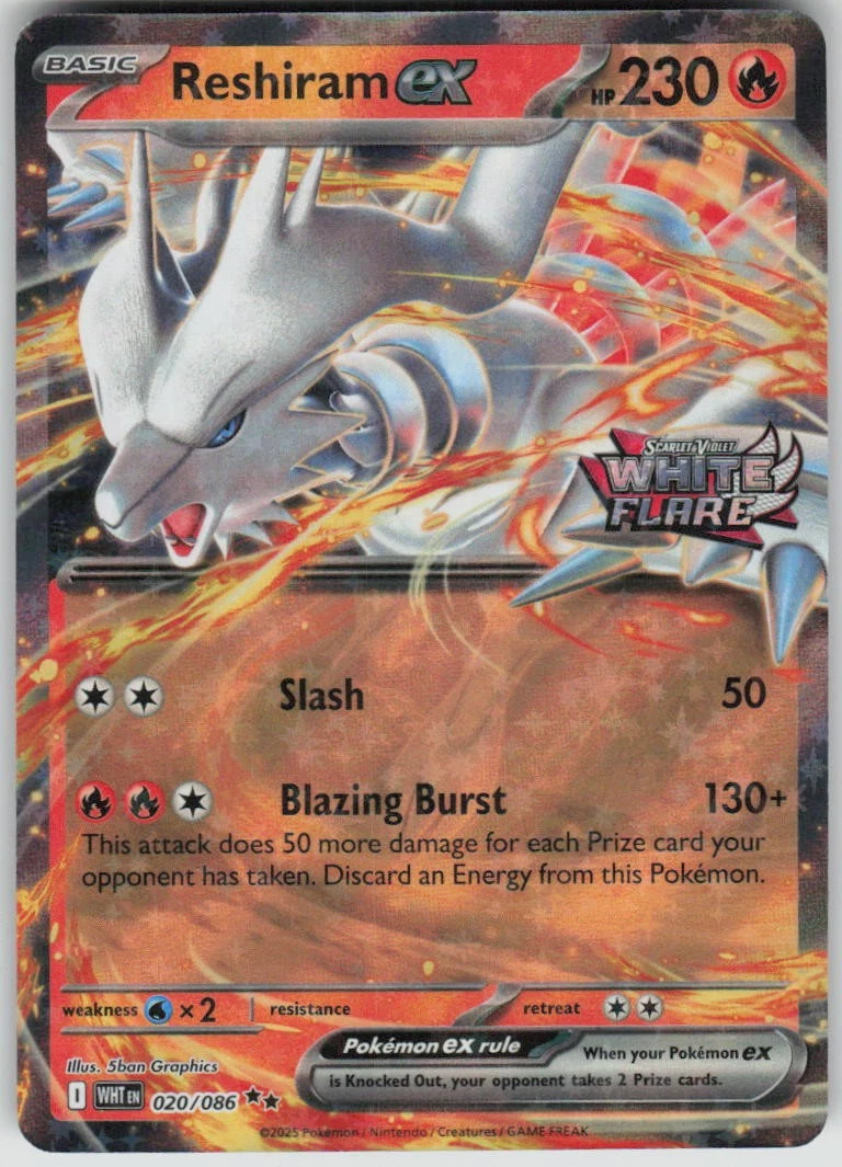 Reshiram Ex for sale | eBay
