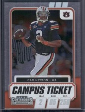 2021 Panini Contenders Draft Picks Cam Newton Foil