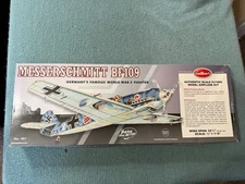 Messerschmitt BF-109 Wood Model Airplane Kit Guillows 24" wing NEW / 4731