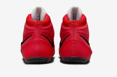 Nike Fury Combat Red White Black Wrestling Shoes boxing Mens  display picture 1