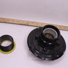 Orhemus Square Shower Drain with Adjustable Base Flange Brushed Gold Brass 4"