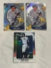 (3) 2025 Topps Series 1 Aaron Judge 3-Card Insert Lot New York Yankees