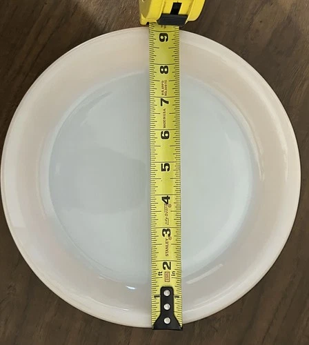 Anchor Hocking Fire King 9" Pie Plate Peach Luster #460 Vintage FREE SHIPPING!