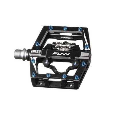 Pedals Mamba S Aluminum Black/Blue - SPD / Flat Double 83x98x13, 0 5/32in