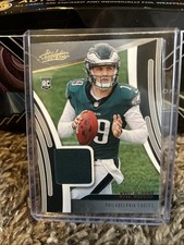2025 Panini Absolute - Absolute Rookie Materials Kyle McCord #ARM-19 (MEM, RC)