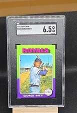 1975 Topps Mini - 🔥George Brett🔥#228 (RC)🔥Kansas City Royals Hofer Beautiful 