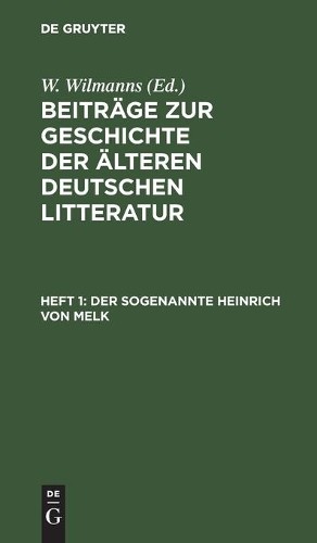 Der Sogenannte Heinrich Von Melk (Hardback)