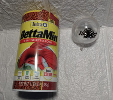 Tetra BettaMin 3 In 1 Select-A-Food Pellets Flakes Shrimp New W/Free Betta Ball