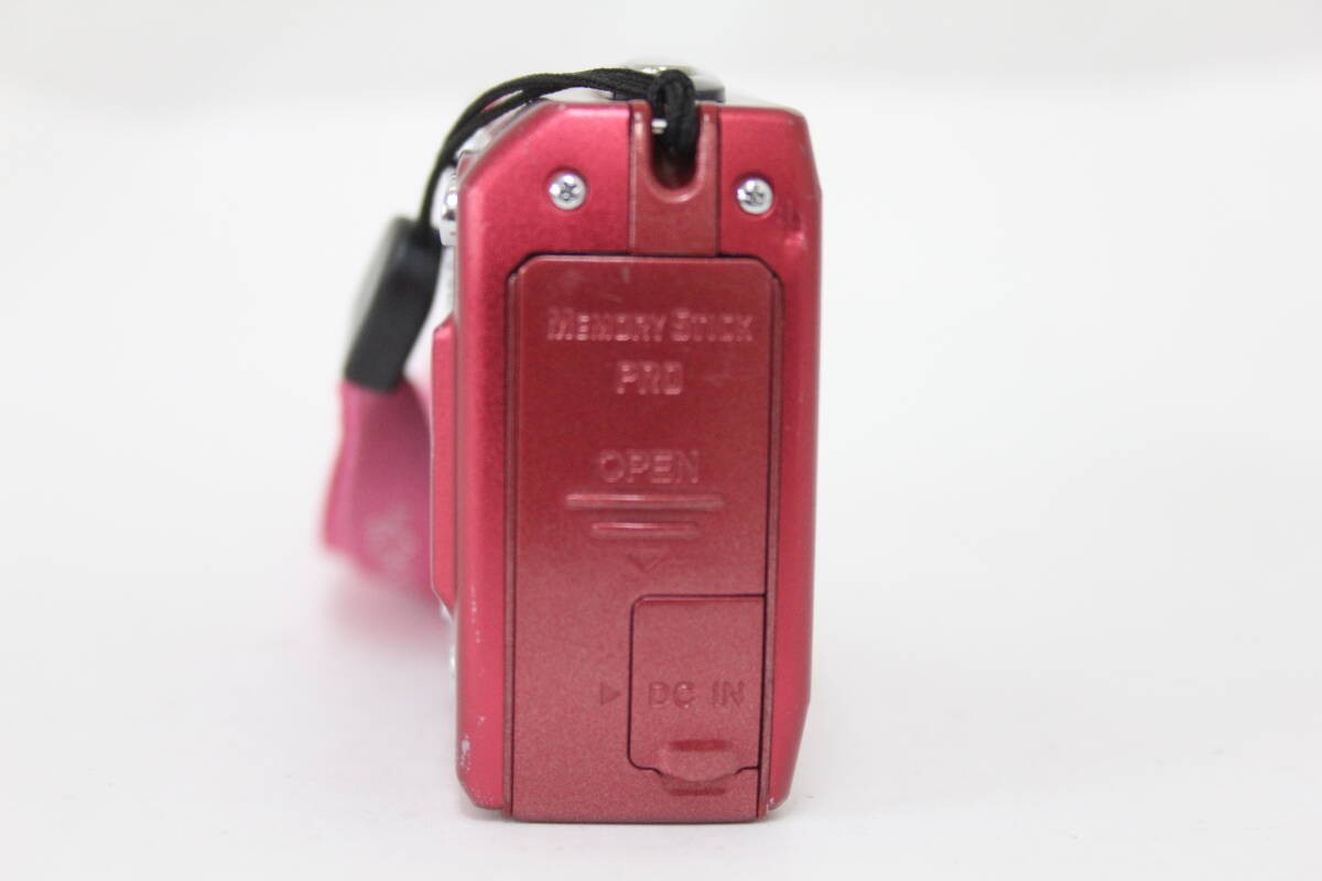 ソニー DSC-P100 レッド Sony Cyber-Shot Dsc-P100 Red 3X Battery Compact Digital