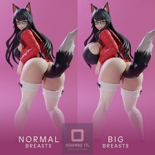 Cat Girl | Garage Kit DIY Figure Statue PAINTED 3D Model