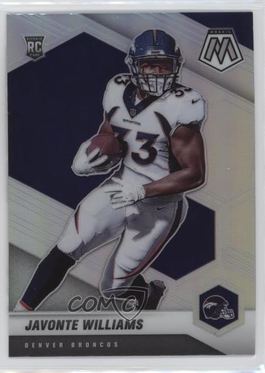 2021 Panini Mosaic Rookie Variations Silver Prizm Javonte Williams #315-V RC 2l4