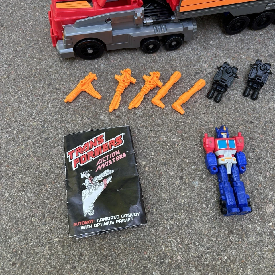 De colección Transformers G1 Action Master Convoy Blindado Optimus Prime 99% Completo Foto 2 de 4