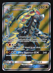 Kommo-o GX 141/145 Full Art Ultra Rare SM Guardians Rising