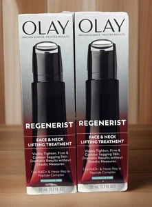 Olay Regenerist Face & Neck Lifting Treatment -Fragrance Free- 1.7oz ea 2 PK!