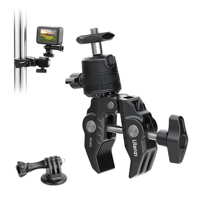 R099 Klemme Stativ, Mini Magic Arm mit Super Clamp,Klemme mit 360° Kugelkopfa...