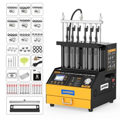 AUTOOL CT500 GDI EFI FSI Fuel Injector Cleaner Tester Ultrasonic Cleaning Machin