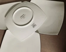 4 Mikasa Couture Platinum Replacement Bone China 10.5" DINNER PLATE's AN010 EU