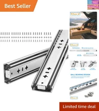 Full Extension Side Mount Drawer Slides, 30 Inch, 300 lb Capacity - Easy Install