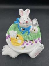 Harry And David Spring Easter Bunny Candy Bowl