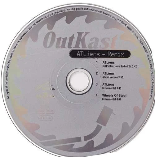OutKast - ATLiens - Remix Hip Hop CD Single 3777 - Bild 3 von 4