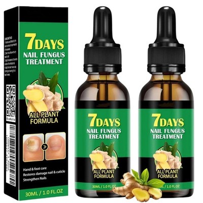 7-Day Toenail Fungus Treatment (2 Pack) Extra Repair for Discolored Nails 30MLx2