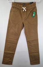 Gap Kids Boys Large 10 Acorn Brown Kids Pull-On Slim Jeans NWT 44.99