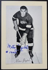 Group 2 Beehive Metro Prystai Detroit Red Wings Signed Photo JSA NHL Hockey