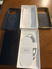 Apple iPhone 17 Pro Max 256GB Orange Factory Unlocked Extras 100% Battery Cases