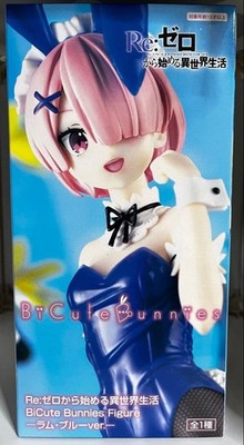 Re:Zero Ram 2-Piece Figure Set Biquite Bunnies & Circus Pearl Ver Used