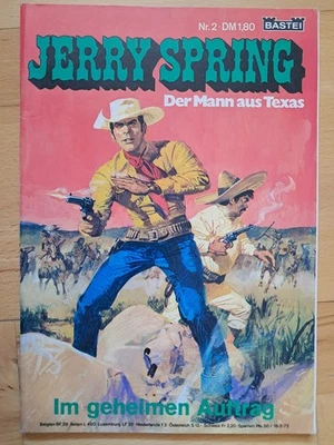Jerry Spring Nr.2 von 1972 - TOP Z1 ERSTAUFLAGE WESTERN BASTEI COMICHEFT Jijé - Bild 1 von 3