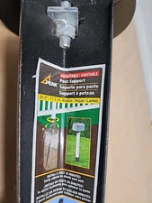 LOT OF 4 - Fence Post Ground Spike Fix Anchors Metal  Stakes Adjustable Head NEW