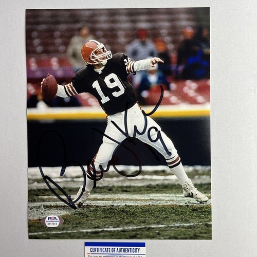 BERNIE KOSAR Autographed Signed 8x11 PHOTO CLEVELAND BROWNS QUARTERBACK PSA - Picture 2 of 6