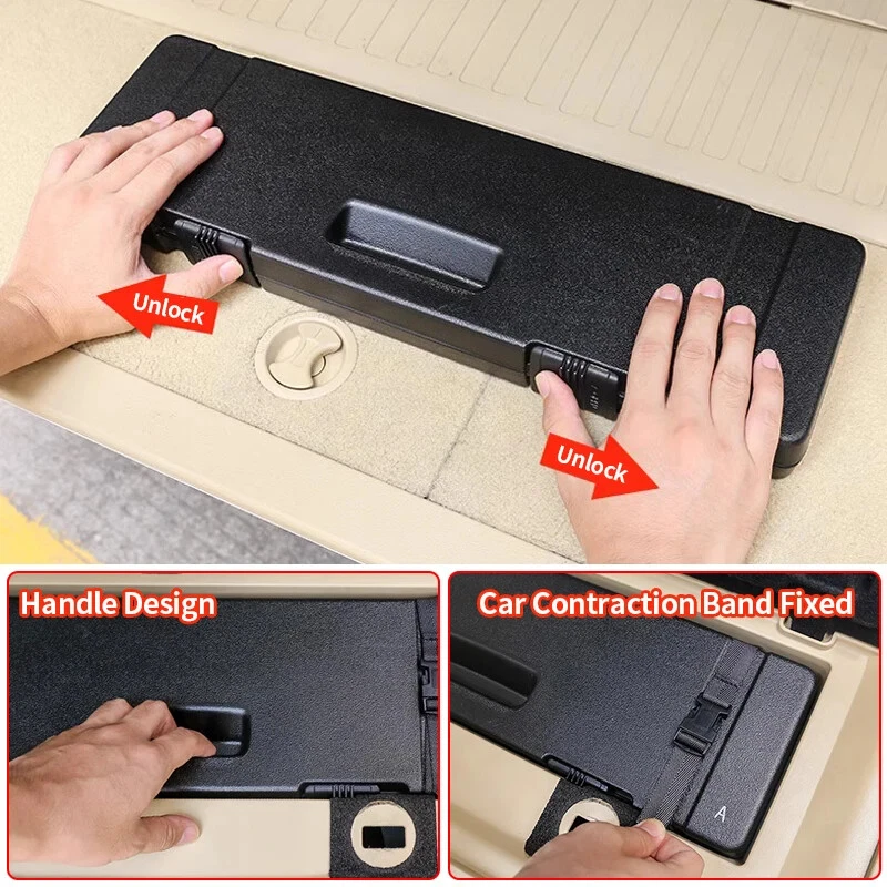 For Toyota Land Cruiser 200 LC200 Tailgate Trunk Emergency Toolbox Accessories Foto 4 de 4