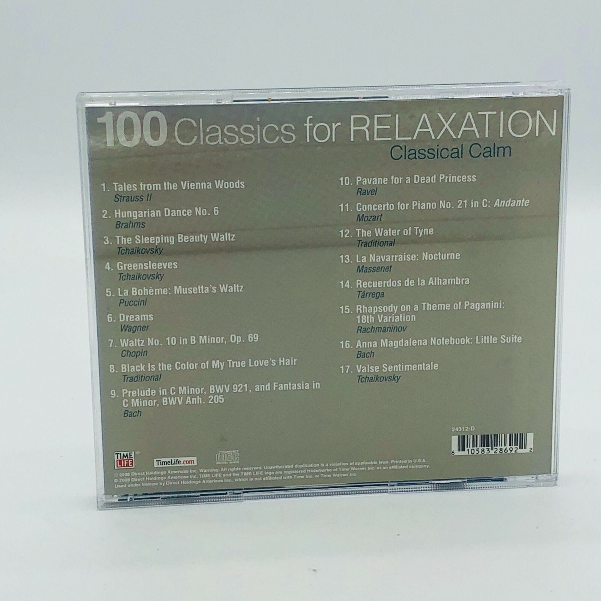 Classical Calm 100 Classics For Relaxation CD Time life | eBay