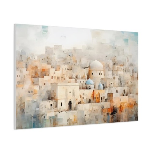 Jerusalem Old City Simple Art 120*90cm Canvas Unframed Print Australian Wall Art - Picture 2 of 3
