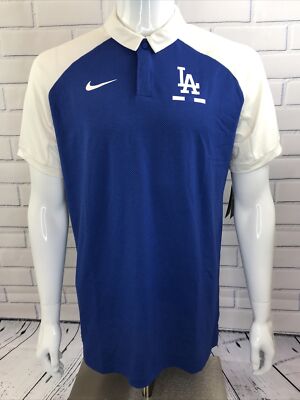 dodgers dri fit polo