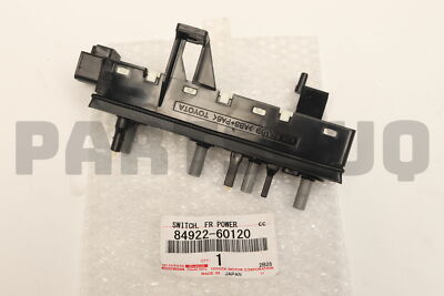 8492260120 Genuine Toyota SWITCH ASSY, POWER SEAT FRONT, LH 84922