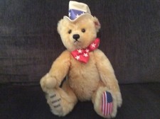 STEIFF "FIRST AMERICAN TEDDY" 15" MOHAIR -JOINTED-GROWLER 2003 LIM ED