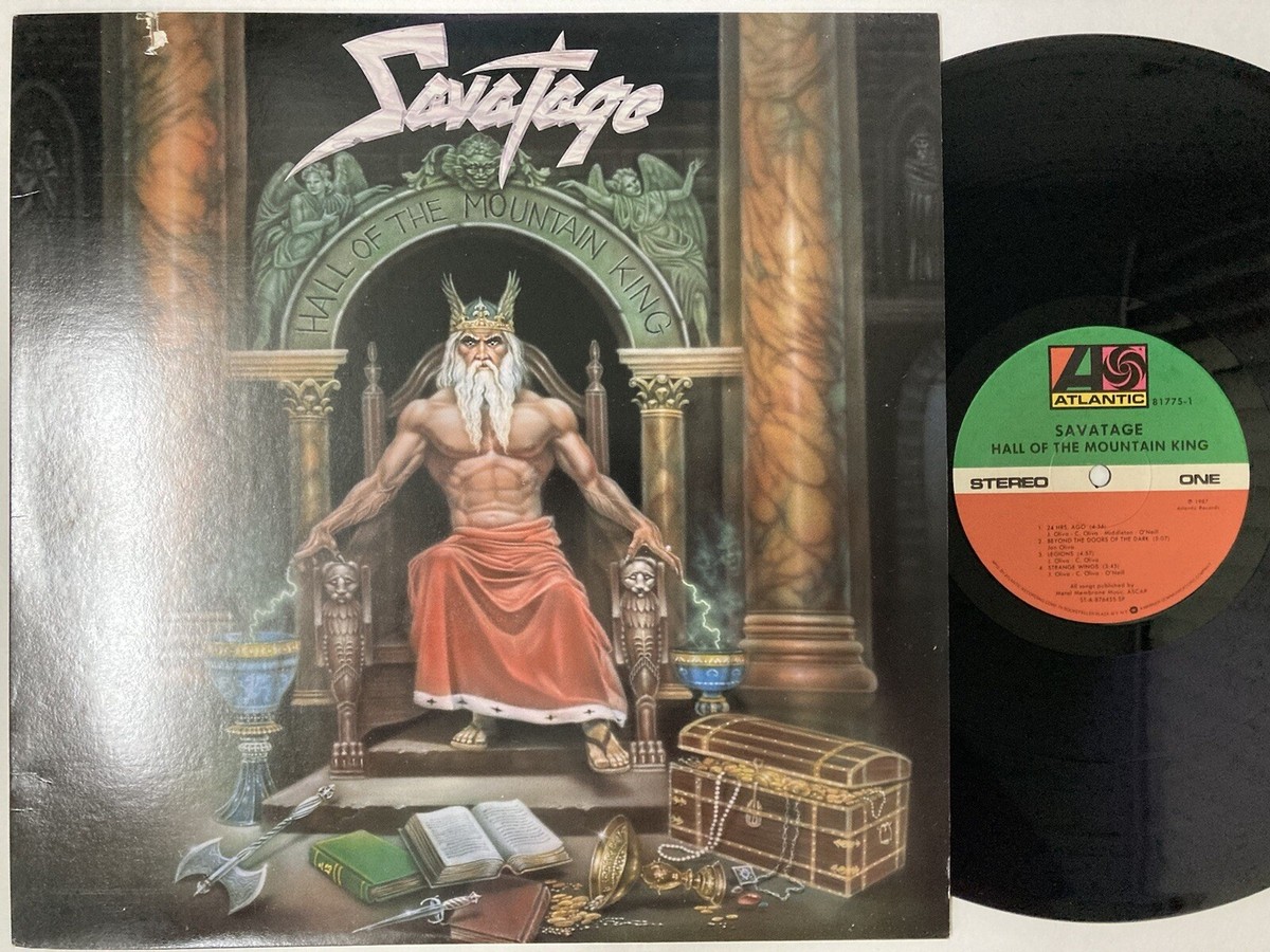 SAVATAGE - Hall of the Mountain King LP (1st US Pressing on