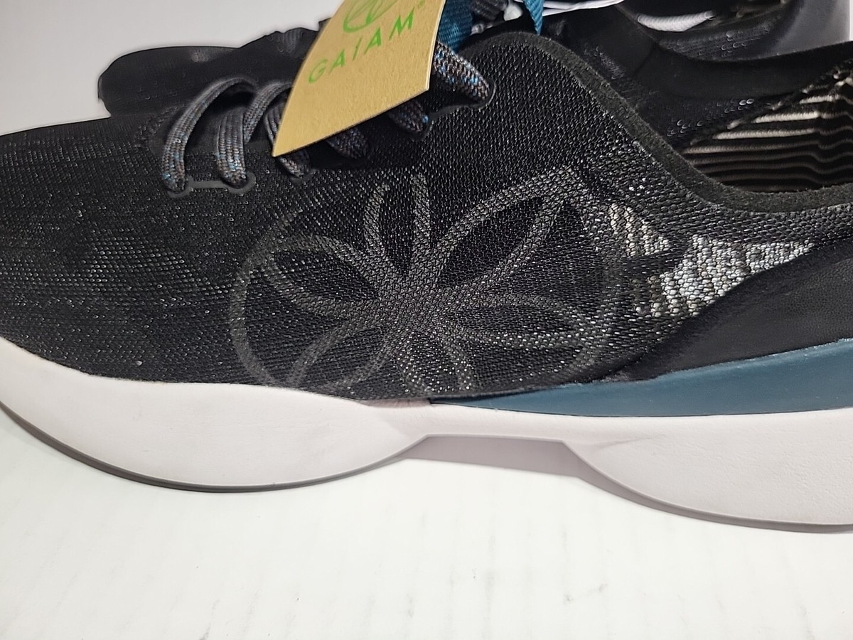 GAIAM Yoga Women Walking Shoes Lightweight Breathable Mesh Memory Foam Sz 11