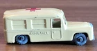 Vintage Lesney Matchbox Daimler Ambulance #14 Gray Wheels