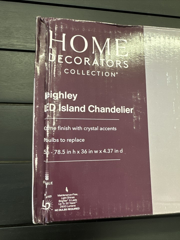 Home Decorators Collection Keighley Chrome Crystal Island Chandelier eBay
