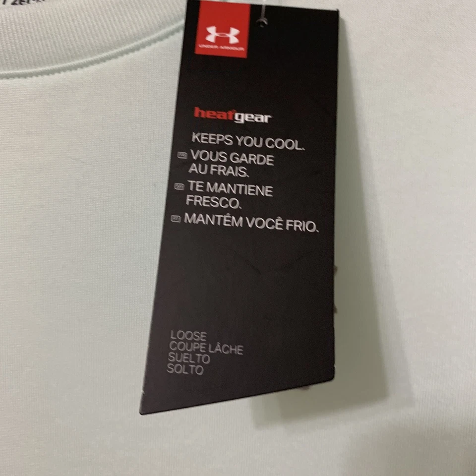 Under Armour HeatGear - Loose - Crew Long Sleeve Baselayer - LT Green - Size XXS - Image 3 of 4