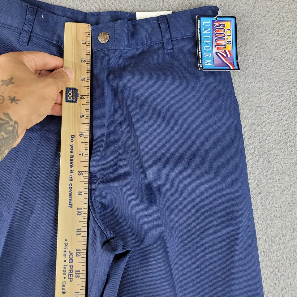 VintageBoy Scouts Of America Pants Boys 16 Blue Straight Leg Uniform Bottoms - Image 3 of 4